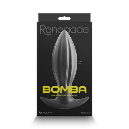 Renegade Bomba Butt Plug - Black, Small