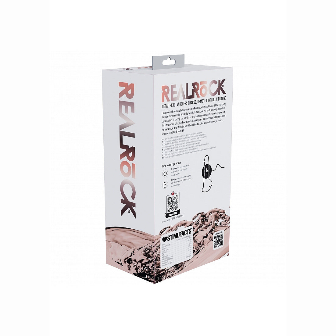 8" Vibrating and Rotating Cock With Balls