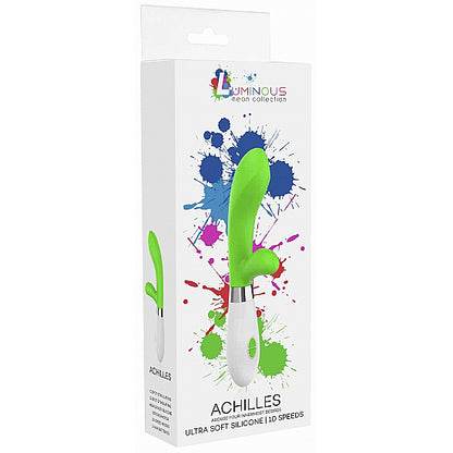 Achilles Ultra Soft Silicone 10 Speed Dual Motor Vibrator - Thorn & Feather