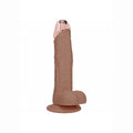 6" Vibrating and Rotating Cock With Balls