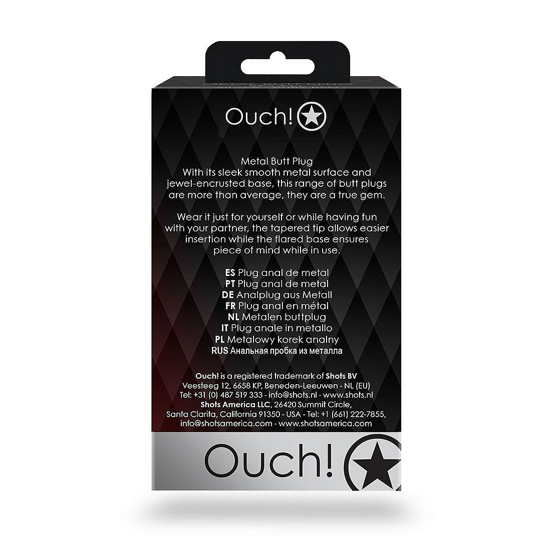 Plug anal en forme de cœur - Medium, rouge rubis