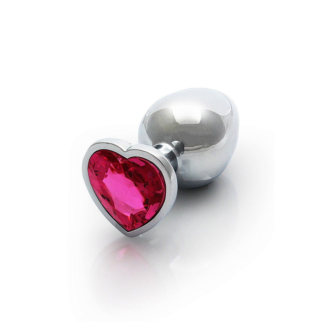 Plug anal en forme de cœur - Medium, rose rubellite