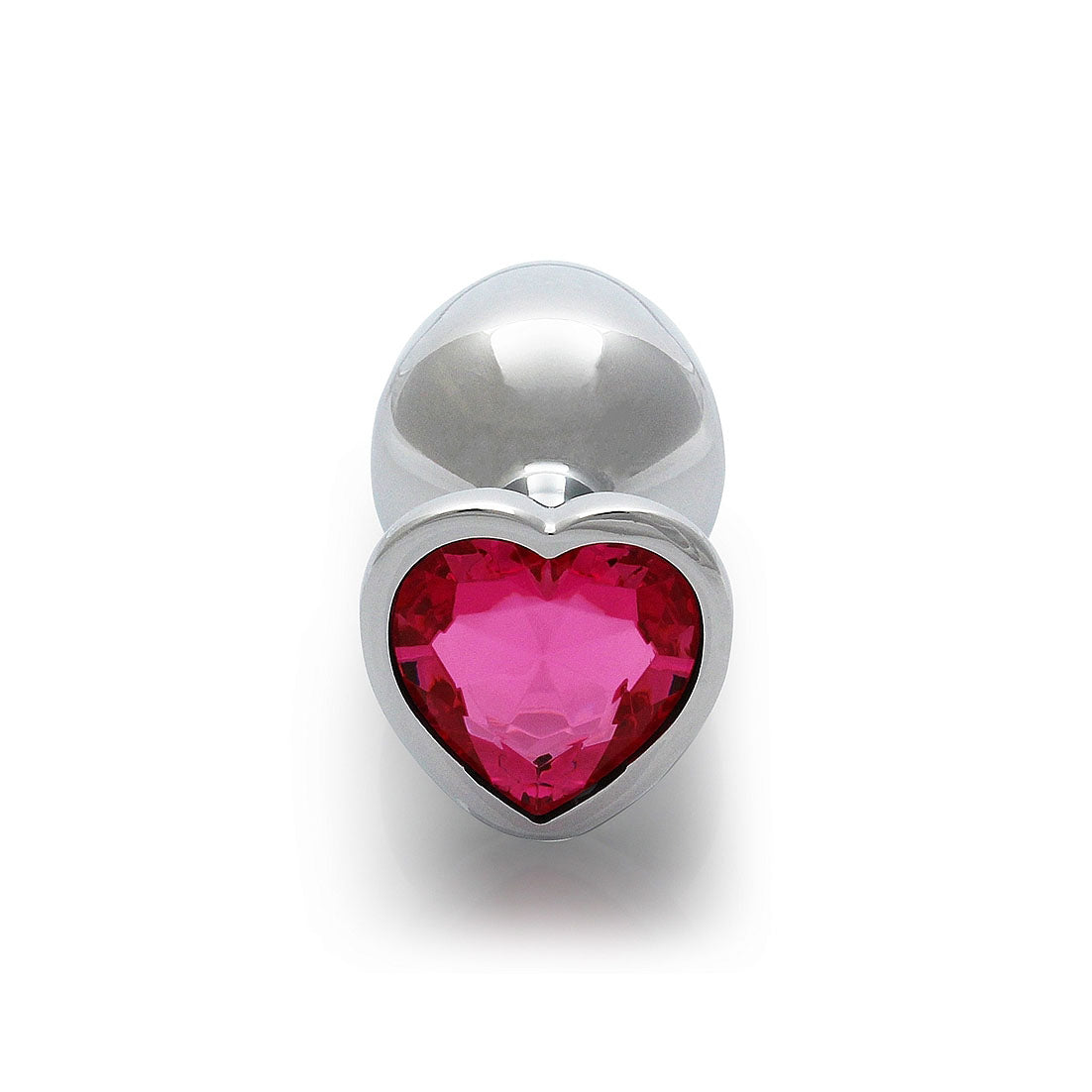 Plug anal en forme de cœur - Medium, rose rubellite