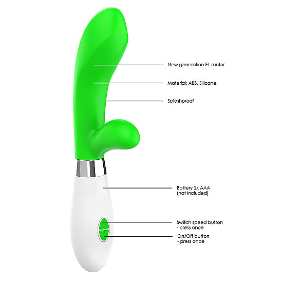 Achilles Ultra Soft Silicone 10 Speed Dual Motor Vibrator