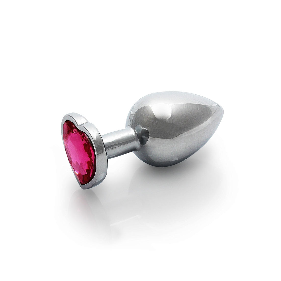 Plug anal en forme de cœur - Medium, rose rubellite