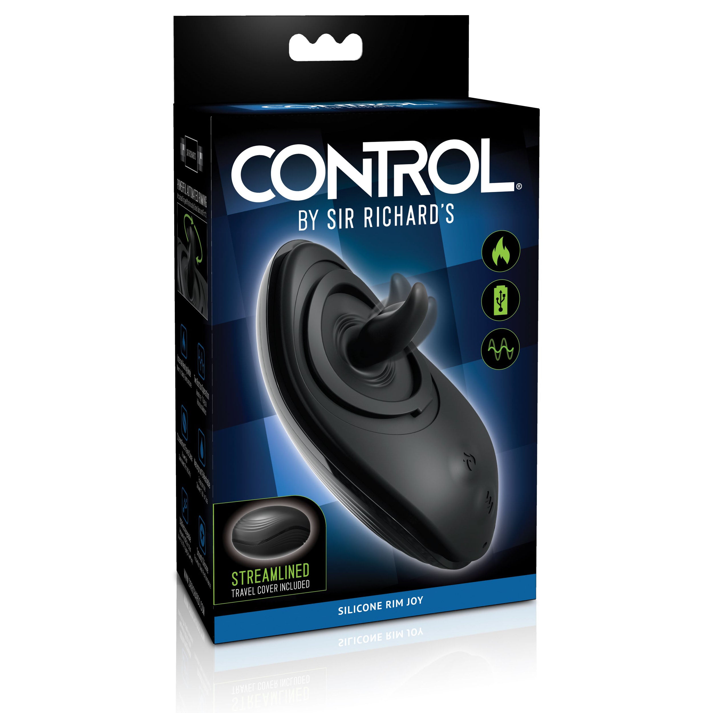 Vibromasseur Langue en Silicone Sir Richard's Control Rim Joy