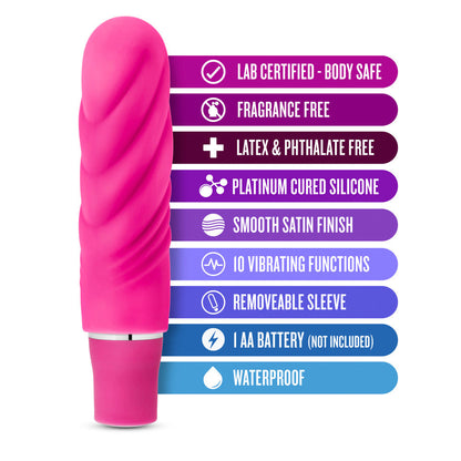 Luxe Nimbus 4.75-Inch Mini Vibrator - Pink