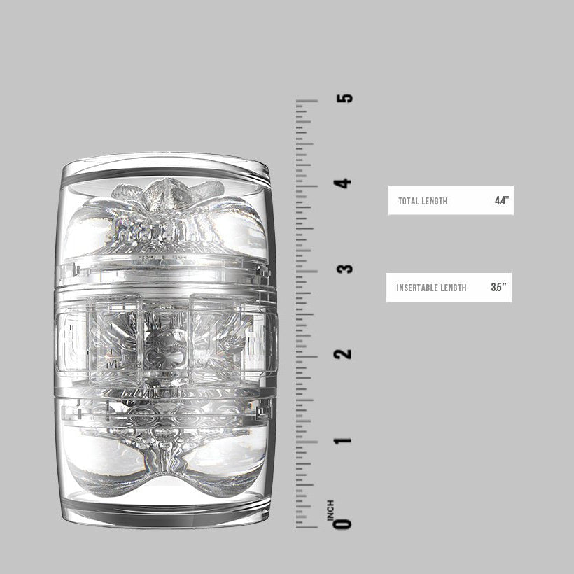 Masturbateur à manchon compact Quickshot Riley Reid 