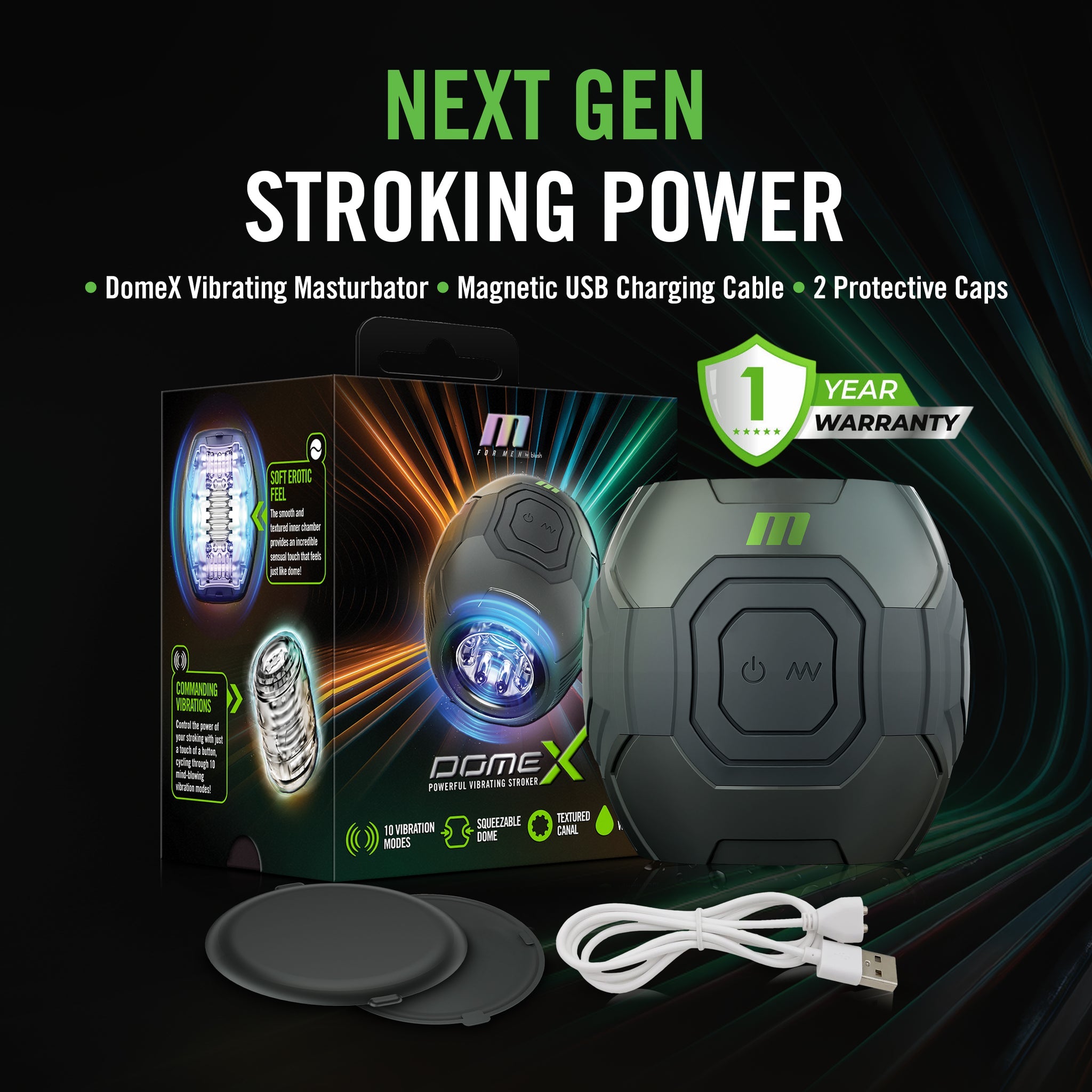 M for Men Dome X Masturbateur Vibrant