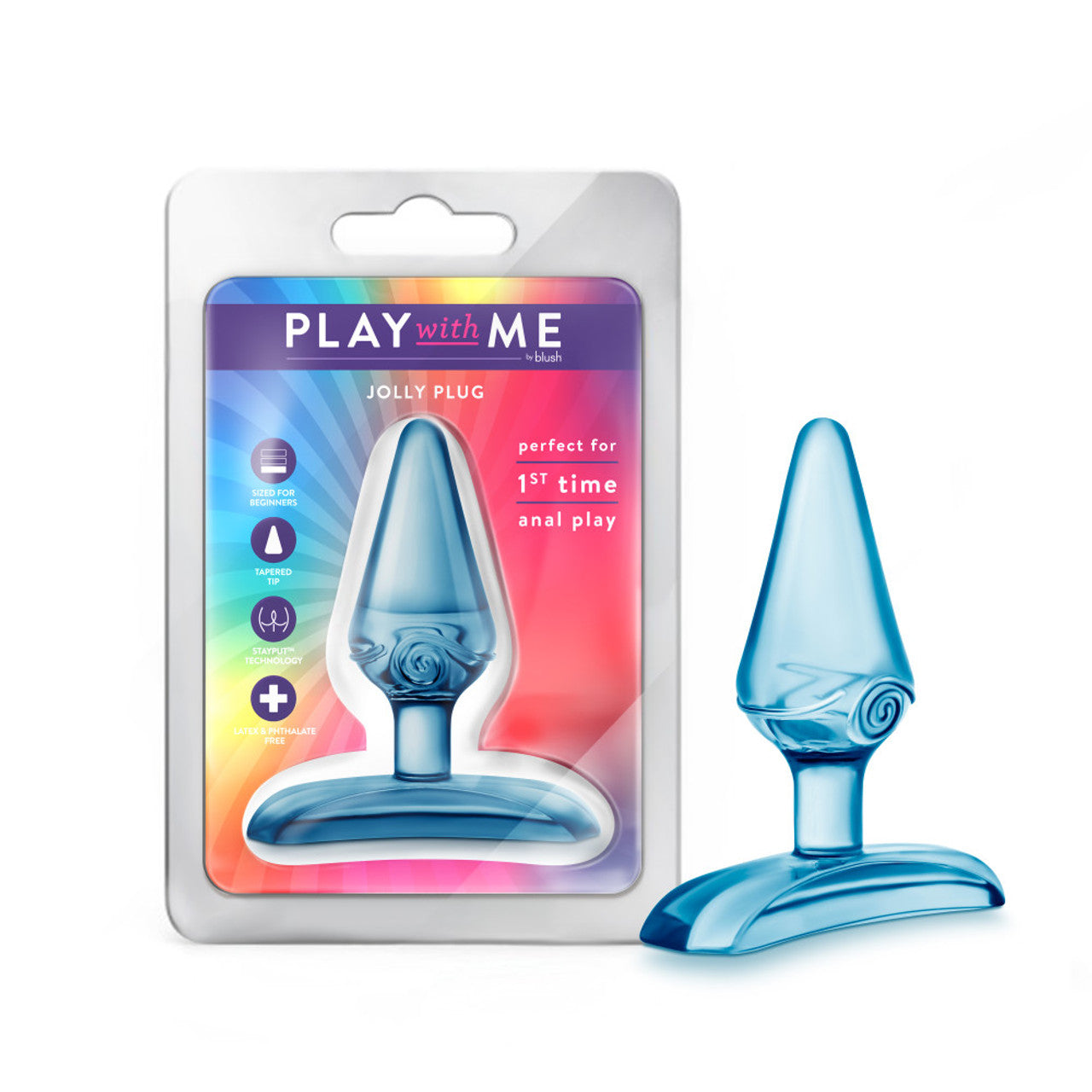 Play With Me Jolly Plug - Blue