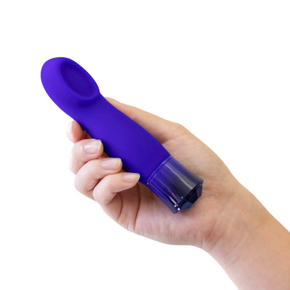 Oh My Gem Mystery Rechargeable Vibe - Sapphire