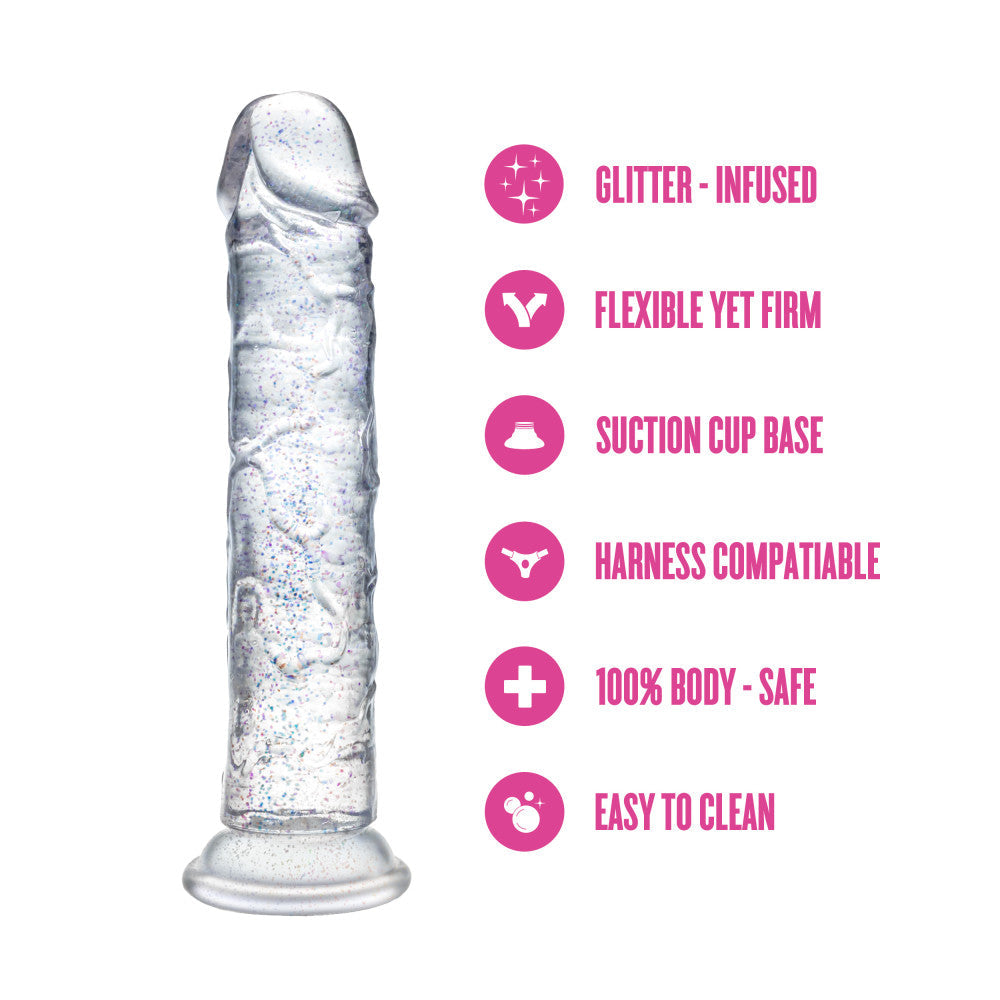 Naturally Yours Gala 6 Inch Realistic Glitter Dildo