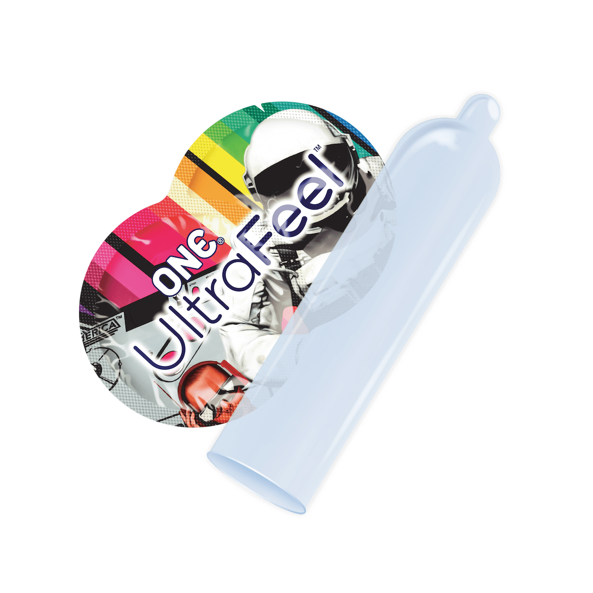 ONE UltraFeel 2-in-1 Condoms - Bulk Each