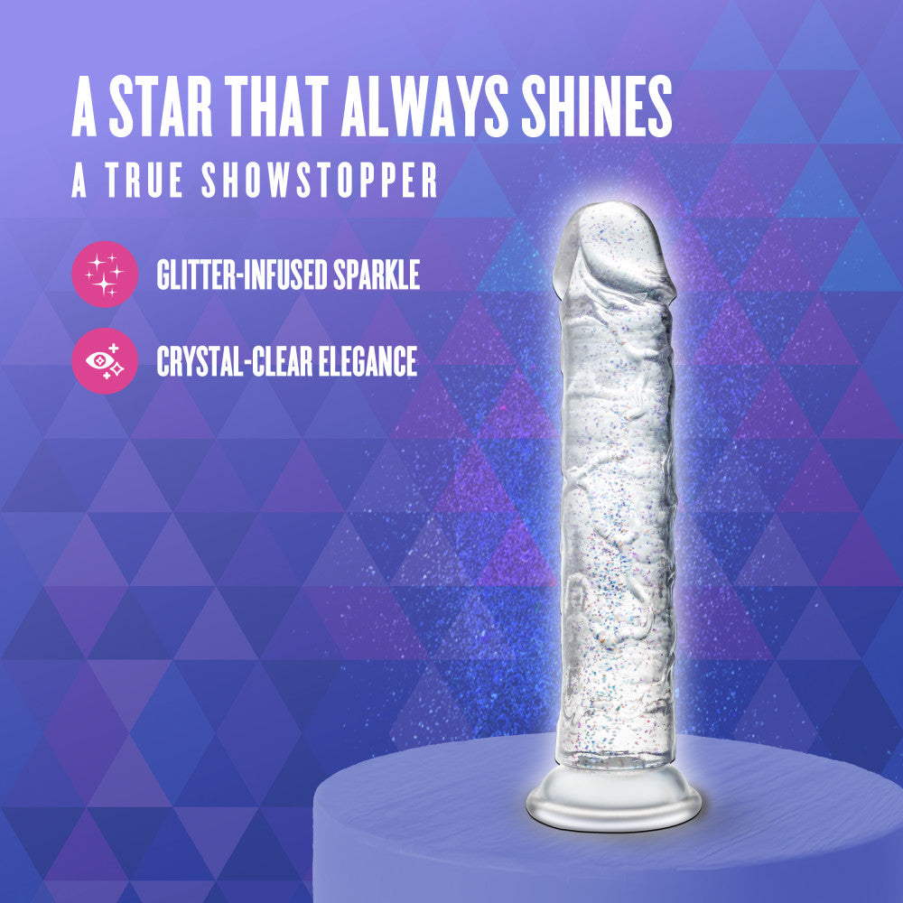 Naturally Yours Glamor 7 Inch Realistic Glitter Dildo