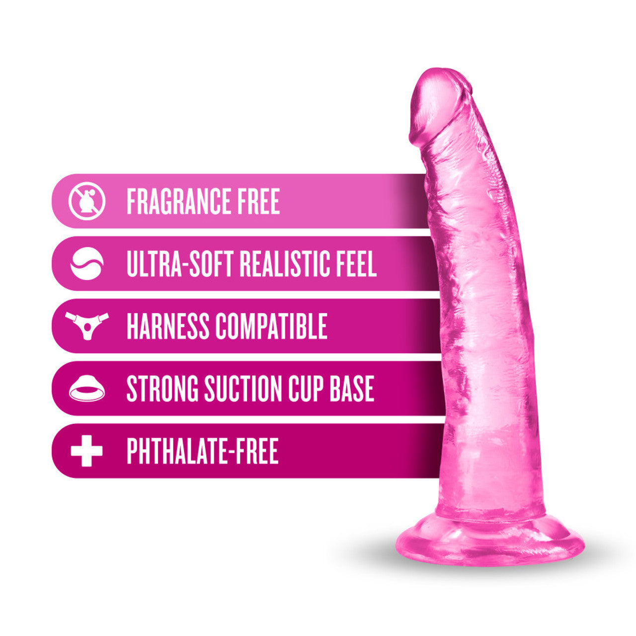 B Yours Plus Lust n' Thrust 7 Inch Dildo