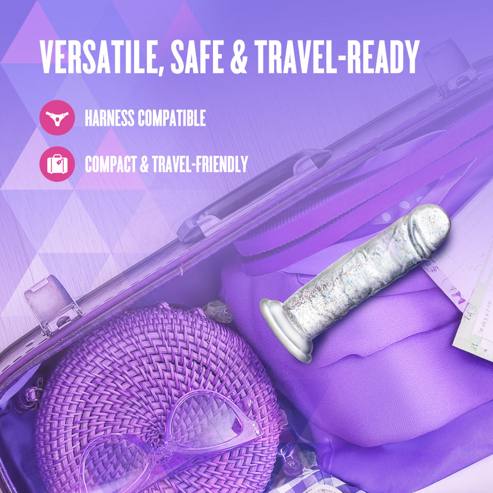 Bouton d'amour réaliste pailleté Gala de 6 pouces de Naturally Yours