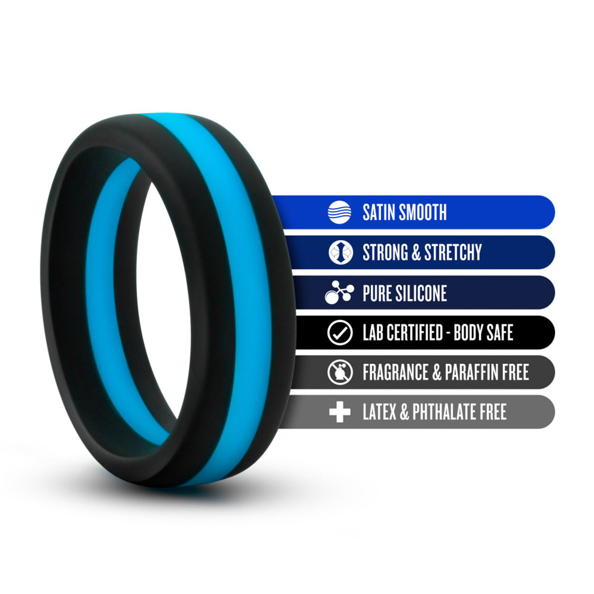 Bague de pénis en silicone Performance Pro