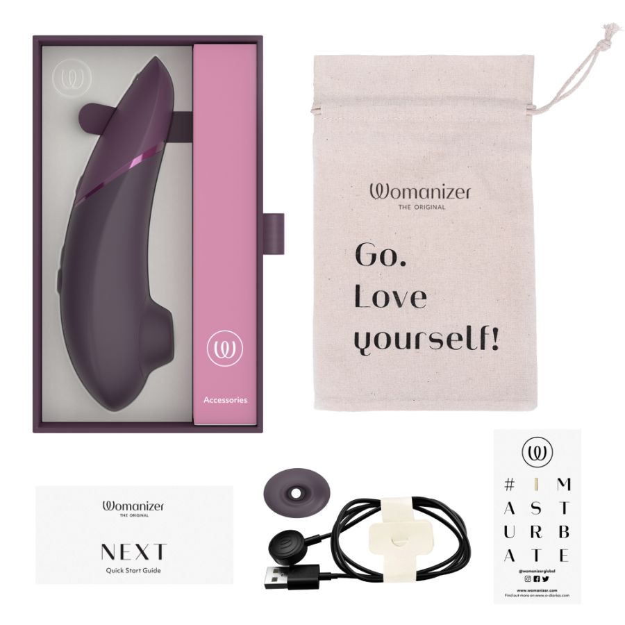 Stimulateur clitoridien Womanizer Next 3D Pleasure Air avec contrôle de l'orgasme 