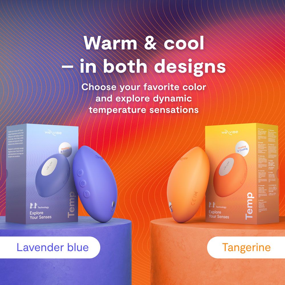 We-Vibe Temp Heating & Cooling Massager