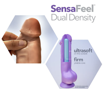 Au Naturel 7" Sensa Feel Fat Boy Dildo - Latin