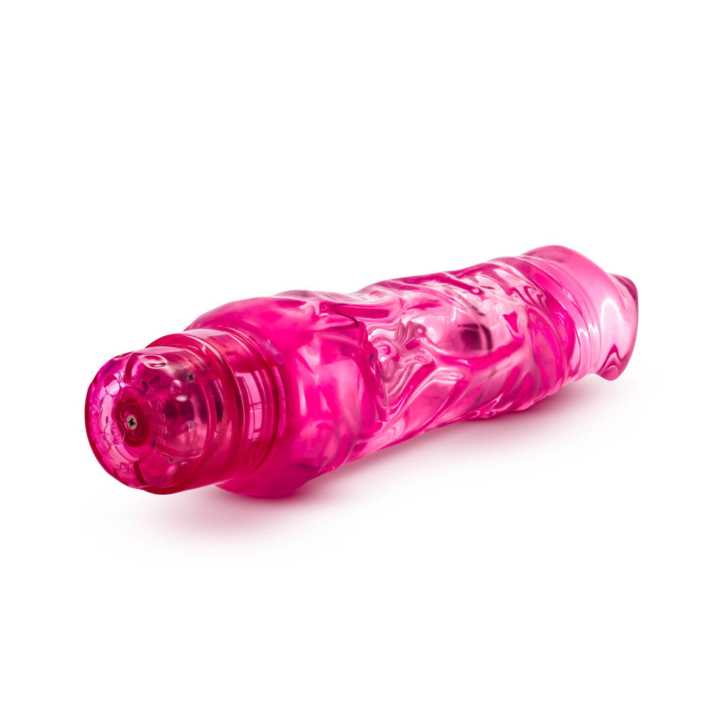 Naturally Yours Wild Ride Vibrating Dildo - Pink