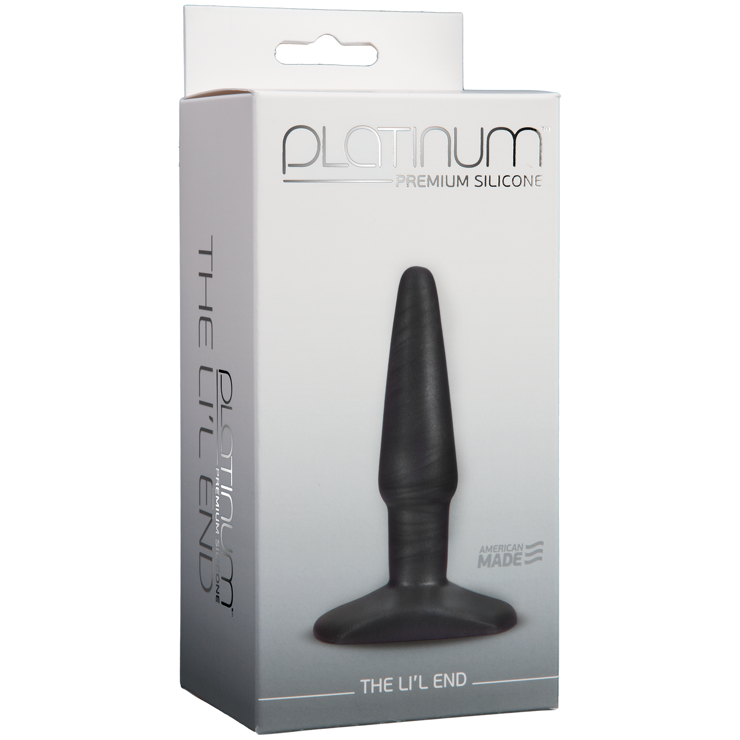 Platinum Premium Silicone The Li'l End - Charcoal - Thorn & Feather