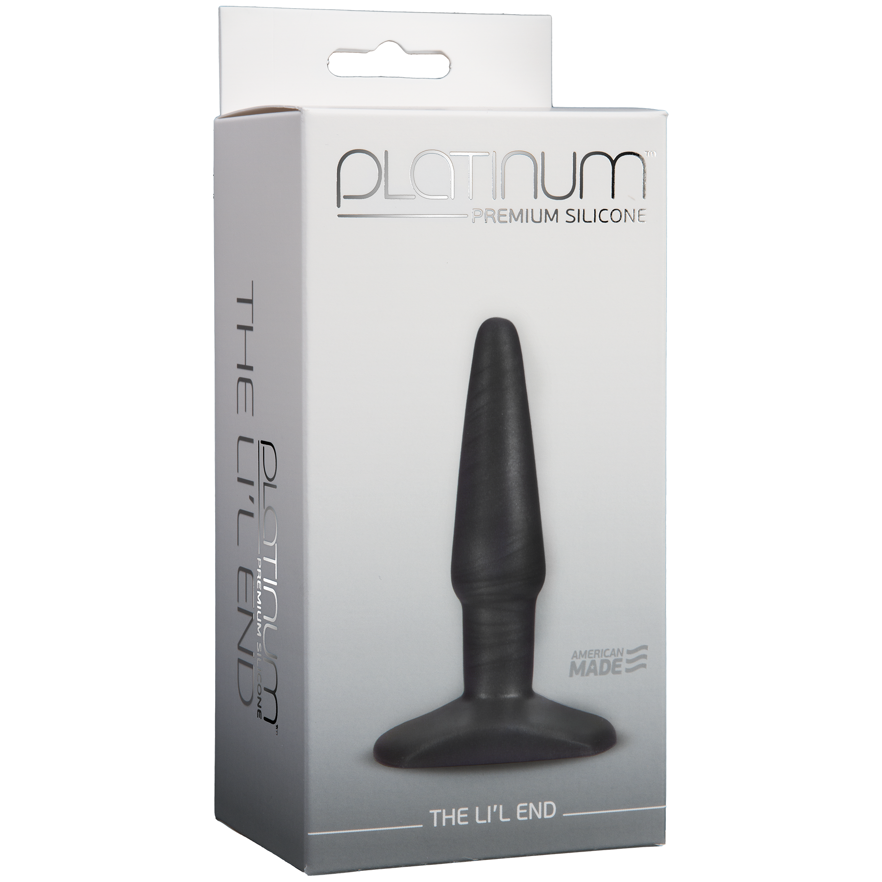 Platinum Premium Silicone The Li'l End - Charcoal - Thorn & Feather