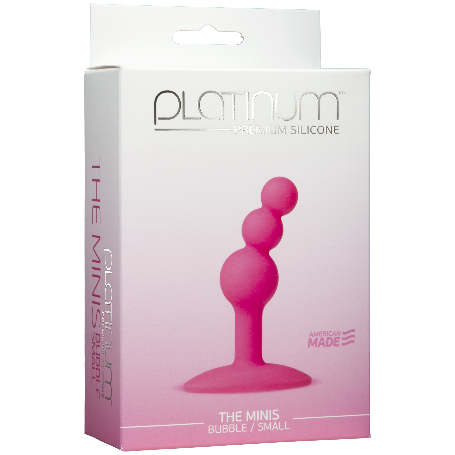 Platinum Premium Silicone The Mini's Bubble - Small, Pink - Thorn & Feather Sex Toy Canada