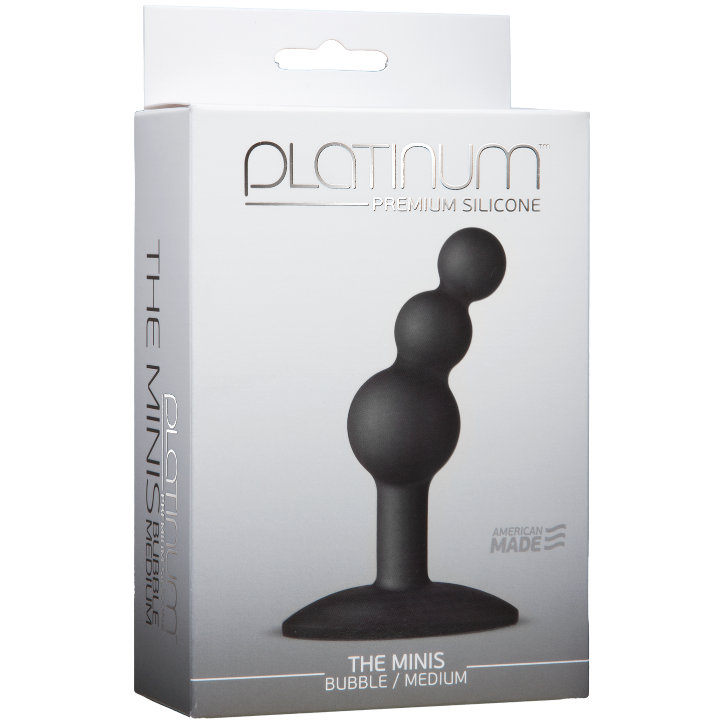 Platinum Premium Silicone The Mini's Bubble - Medium, Black - Thorn & Feather
