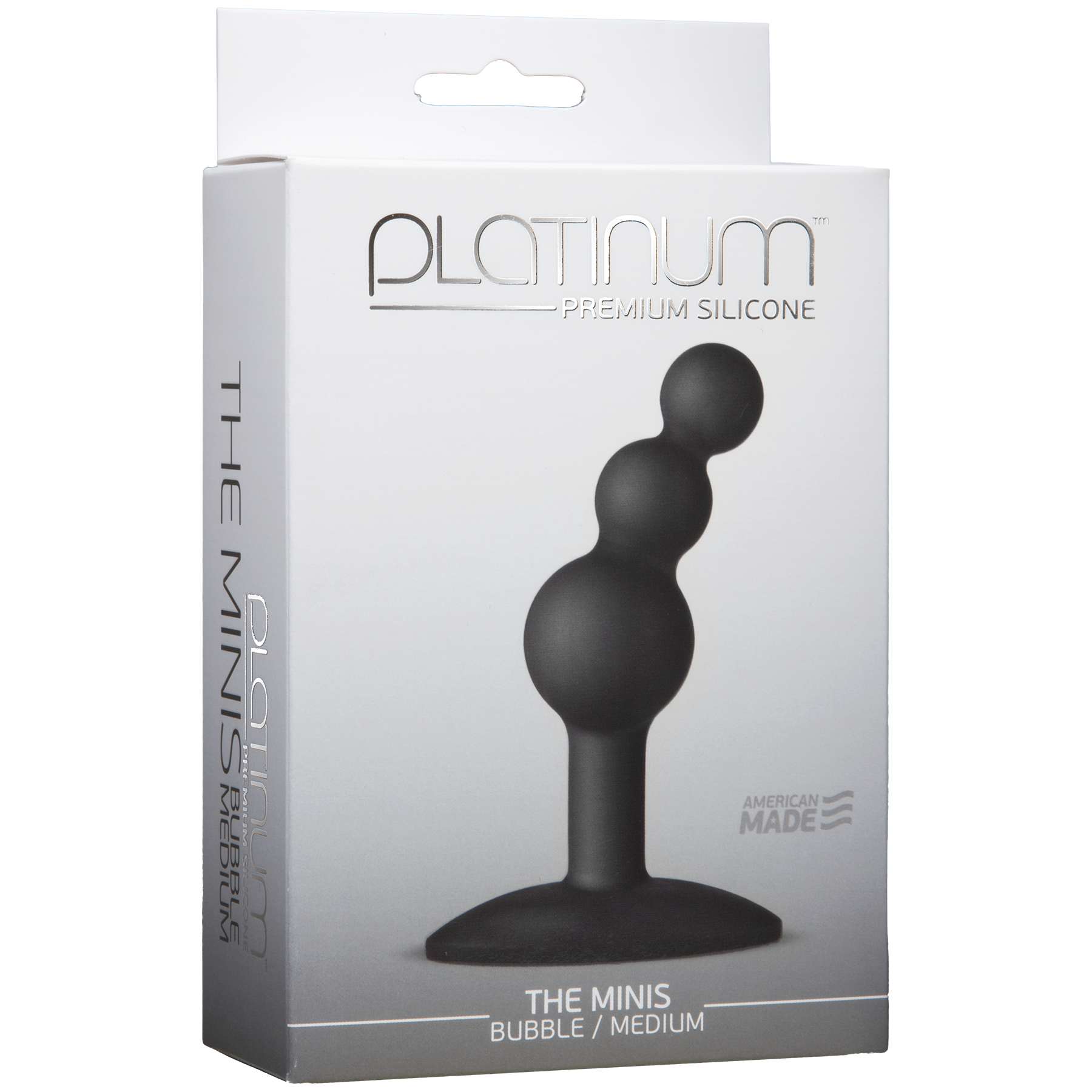 Platinum Premium Silicone The Mini's Bubble - Medium, Black - Thorn & Feather