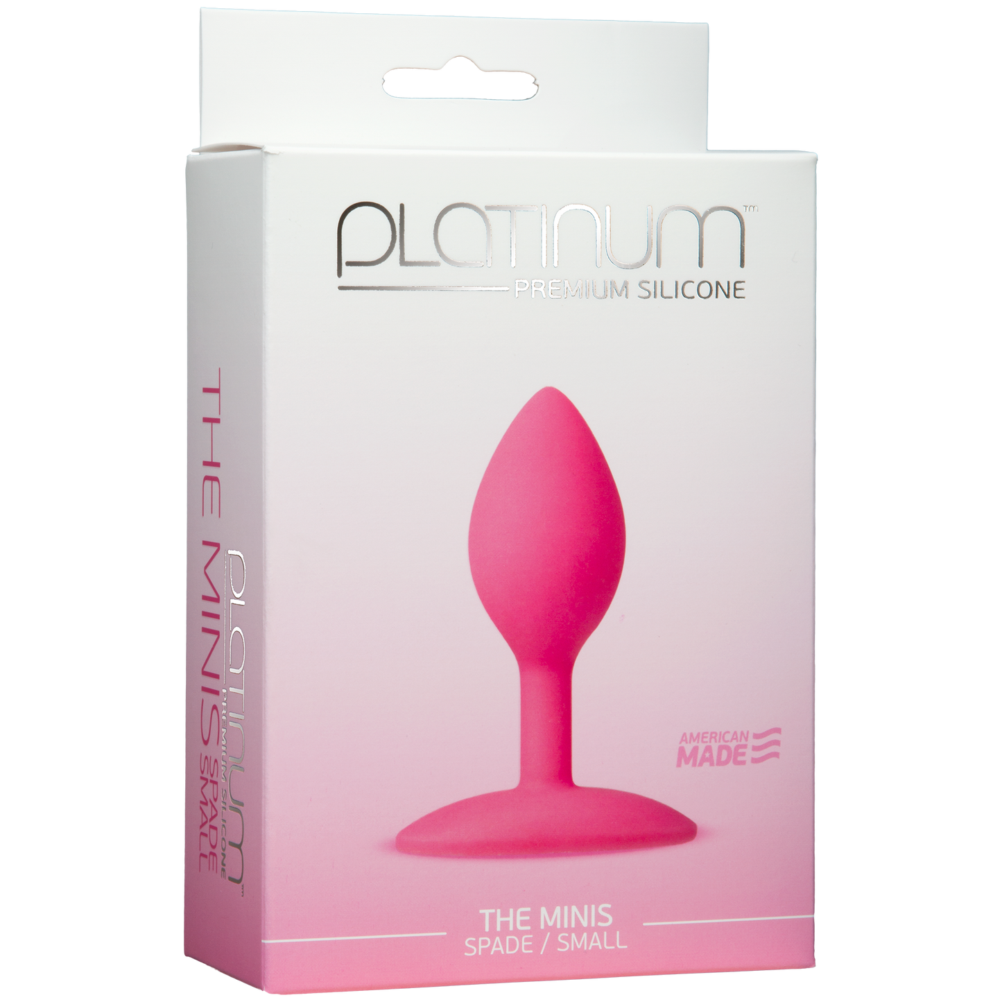 Platinum Premium Silicone The Mini's Spade - Small, Pink - Thorn & Feather