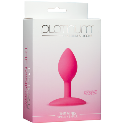 Platinum Premium Silicone The Mini's Spade - Small, Pink - Thorn & Feather