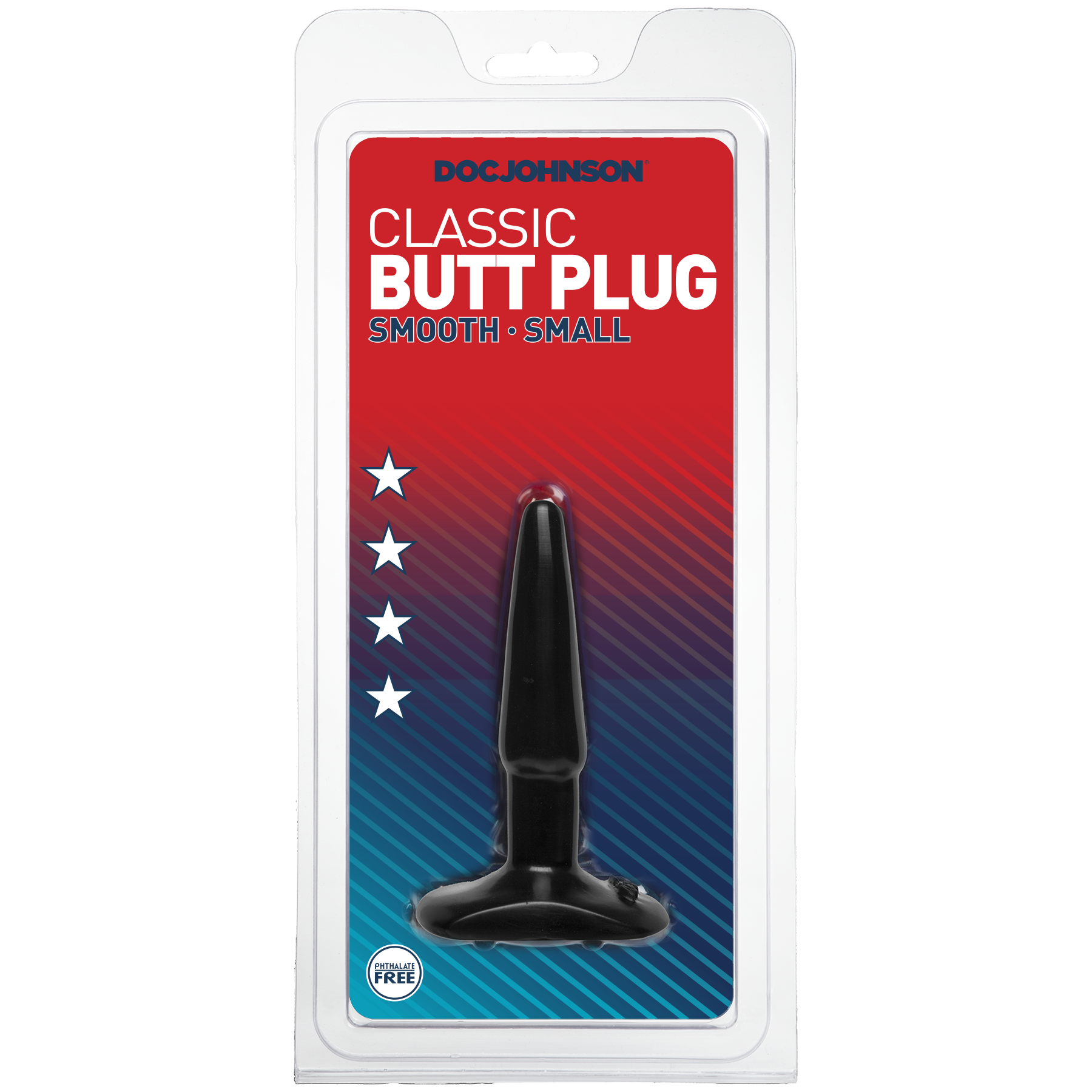 Classic Smooth Butt Plugs - Small, Black - Thorn & Feather
