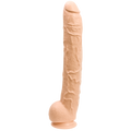 Dick Rambone Extreme Size Cock - White, 16" - Thorn & Feather