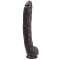 Dick Rambone Realistic Cock - Black, 16" - Thorn & Feather
