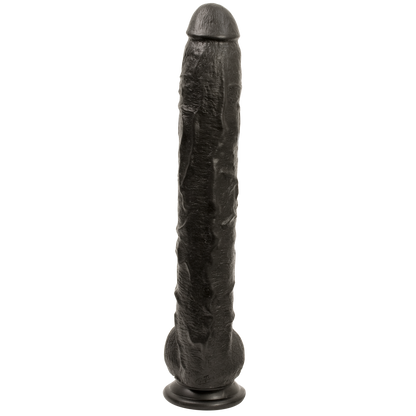 Dick Rambone Realistic Cock - Black, 16" - Thorn & Feather