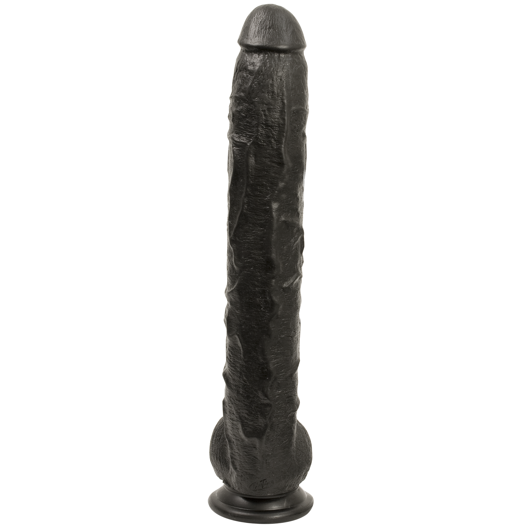 Dick Rambone Realistic Cock - Black, 16" - Thorn & Feather