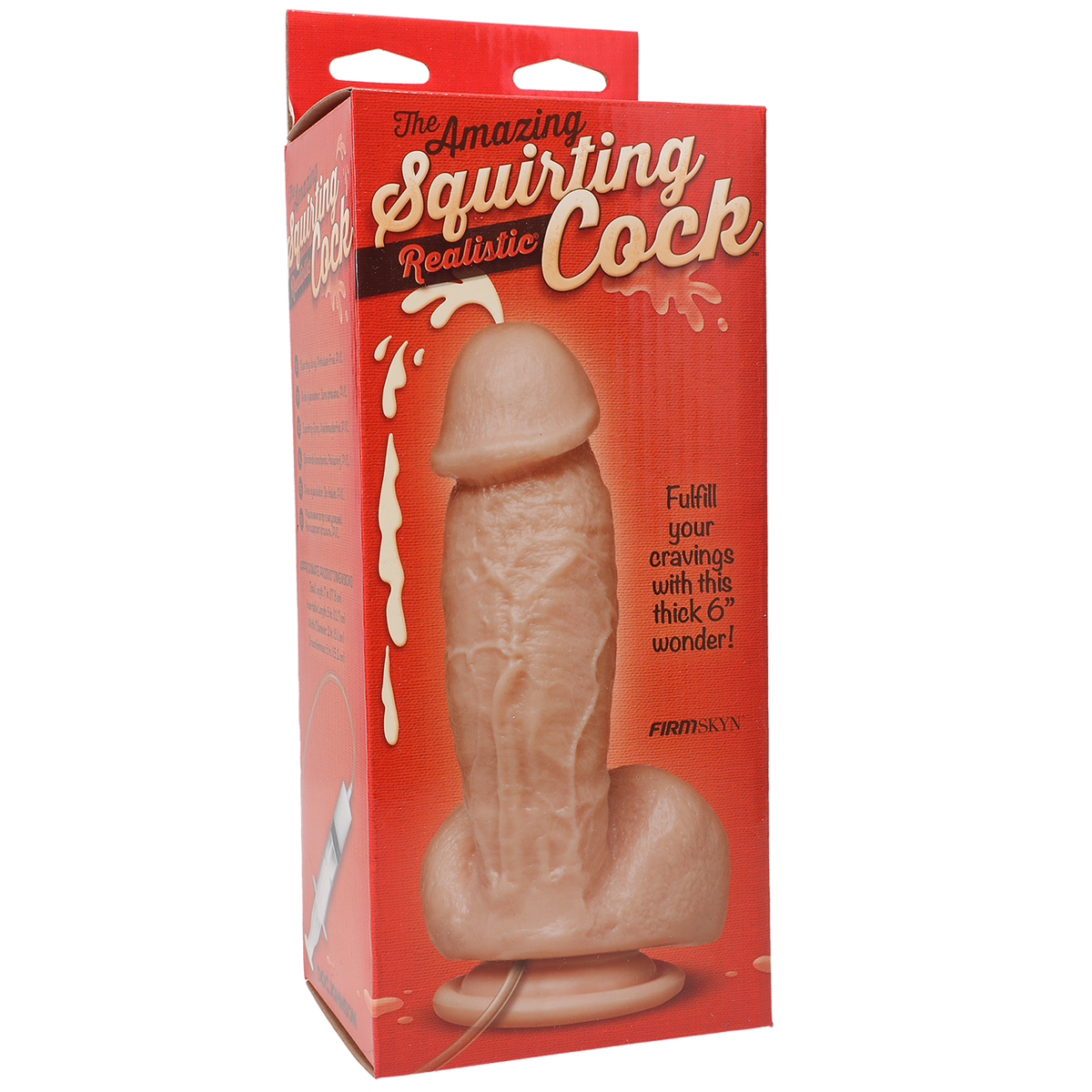 The Amazing Squirting Realistic® Cock - Vanilla - Thorn & Feather