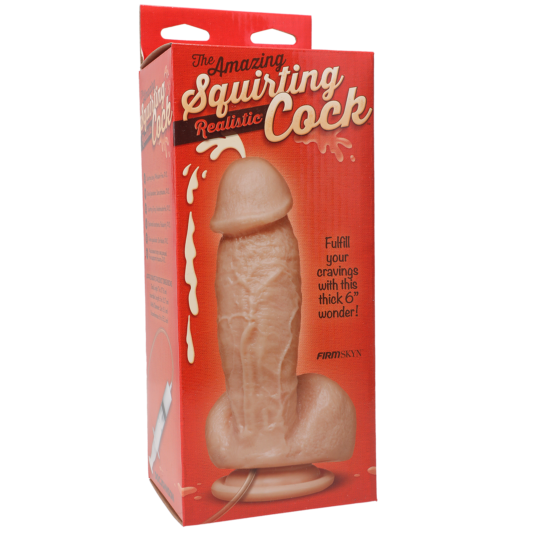 The Amazing Squirting Realistic® Cock - Vanilla - Thorn & Feather