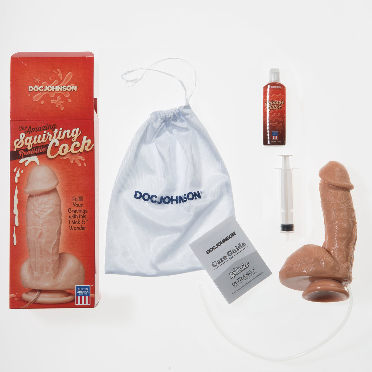 The Amazing Squirting Realistic® Cock - Vanilla - Thorn & Feather