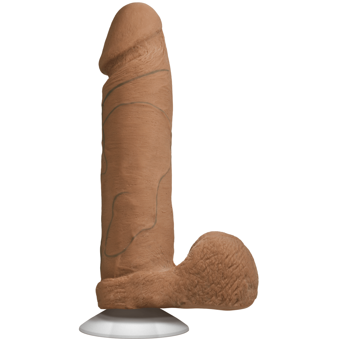 The Realistic Cock Ultraskyn 8" - Caramel - Thorn & Feather