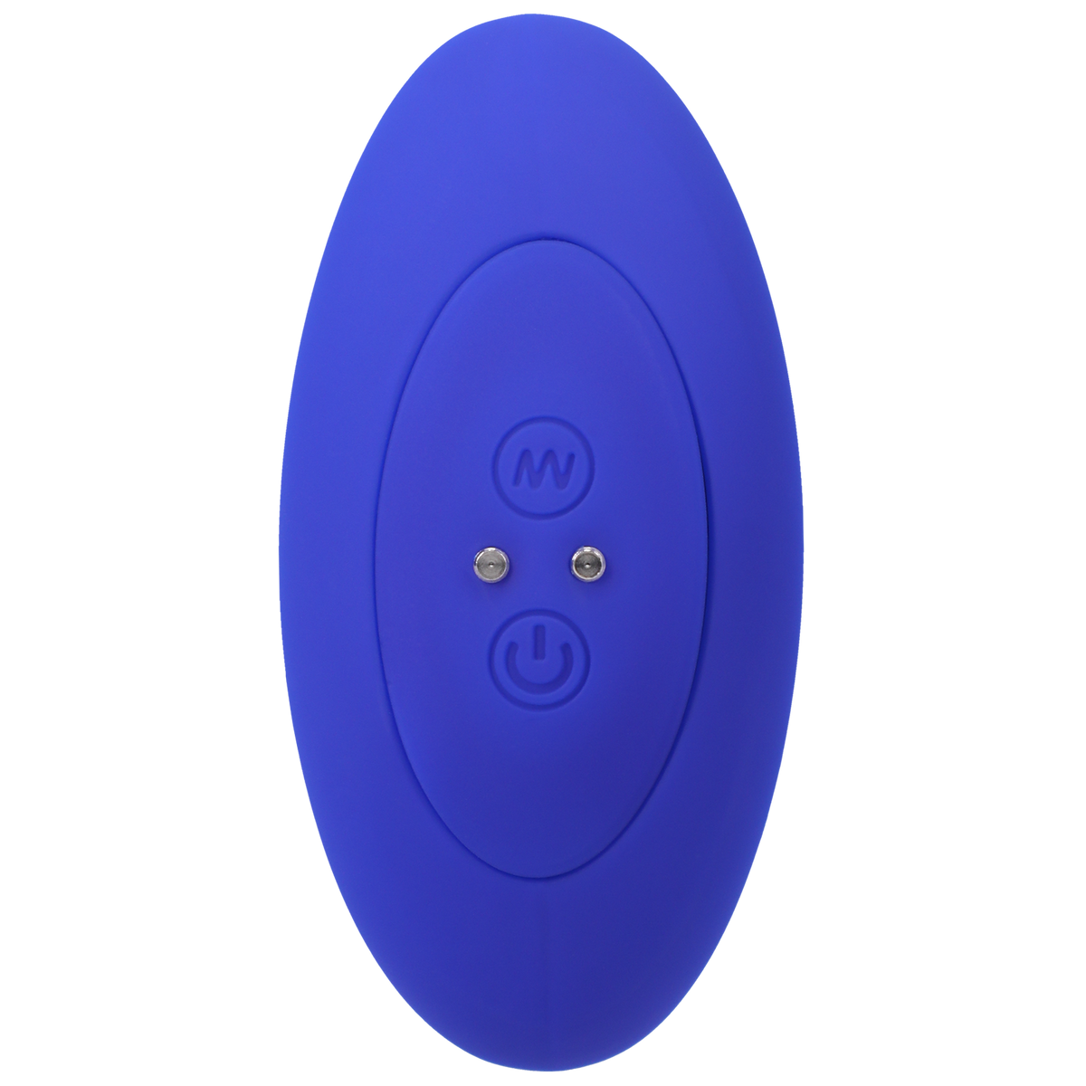EXPANDER Rechargeable Silicone Anal Plug with Remote - Royal Blue - Thorn & Feather
