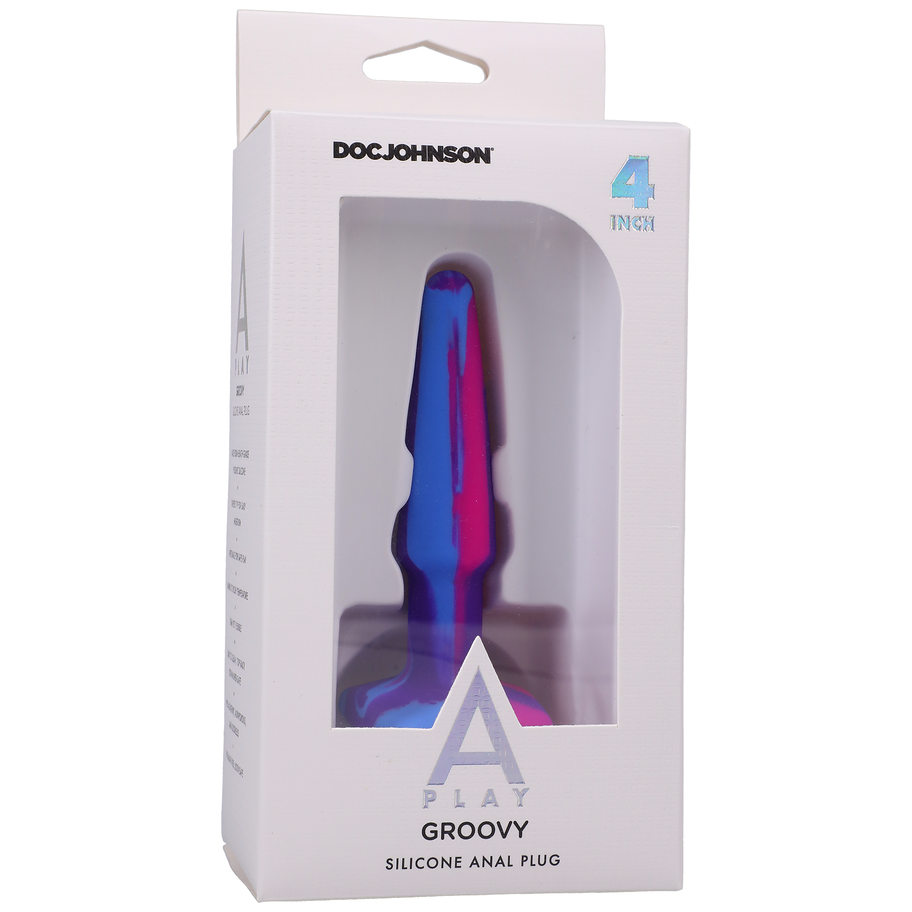Silicone Anal Plug - 4 inch, Berry - Thorn & Feather