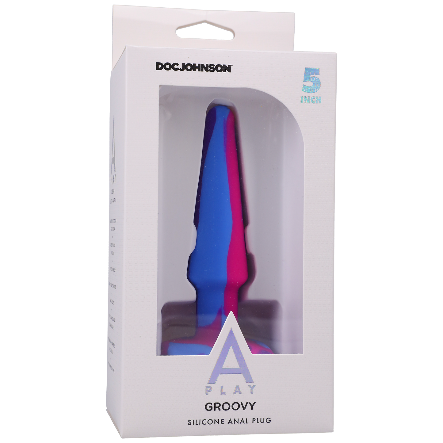 Silicone Anal Plug - 5 inch, Berry - Thorn & Feather