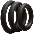 OptiMALE 3 C-Ring Set Thick - Black - Thorn & Feather