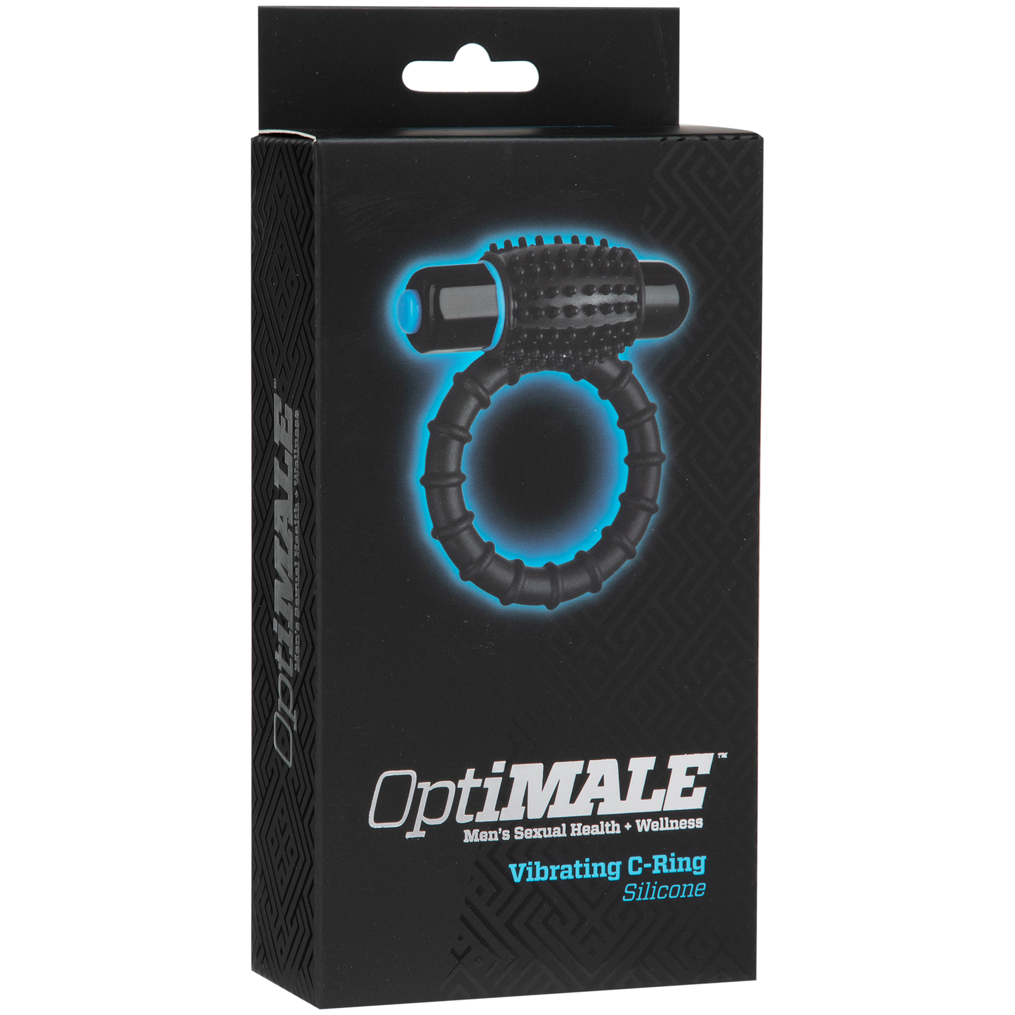 OptiMALE Vibrating C-Ring - Black - Thorn & Feather