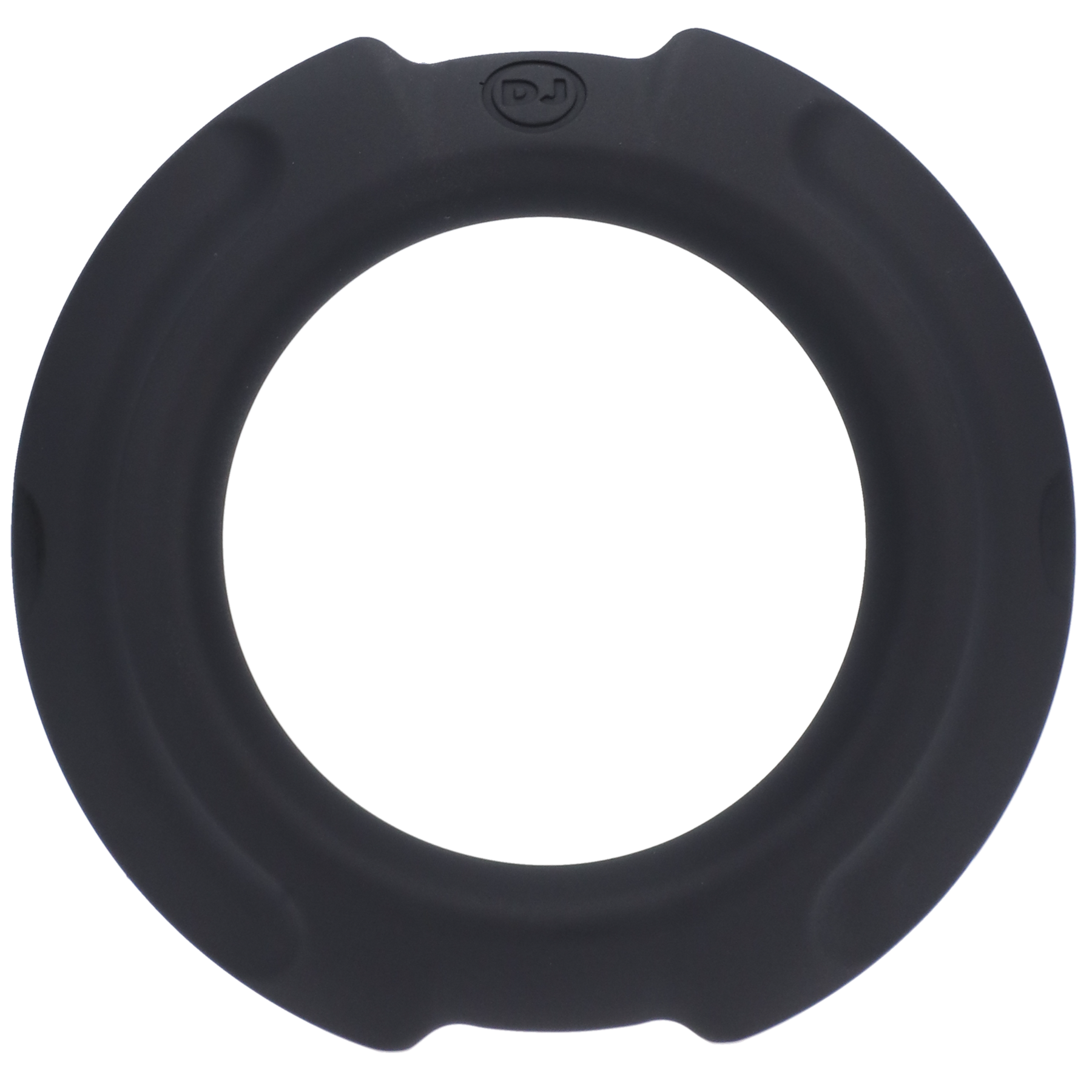 OptiMALE FlexiSteel Silicone C-Ring - 43mm, Black - Thorn & Feather