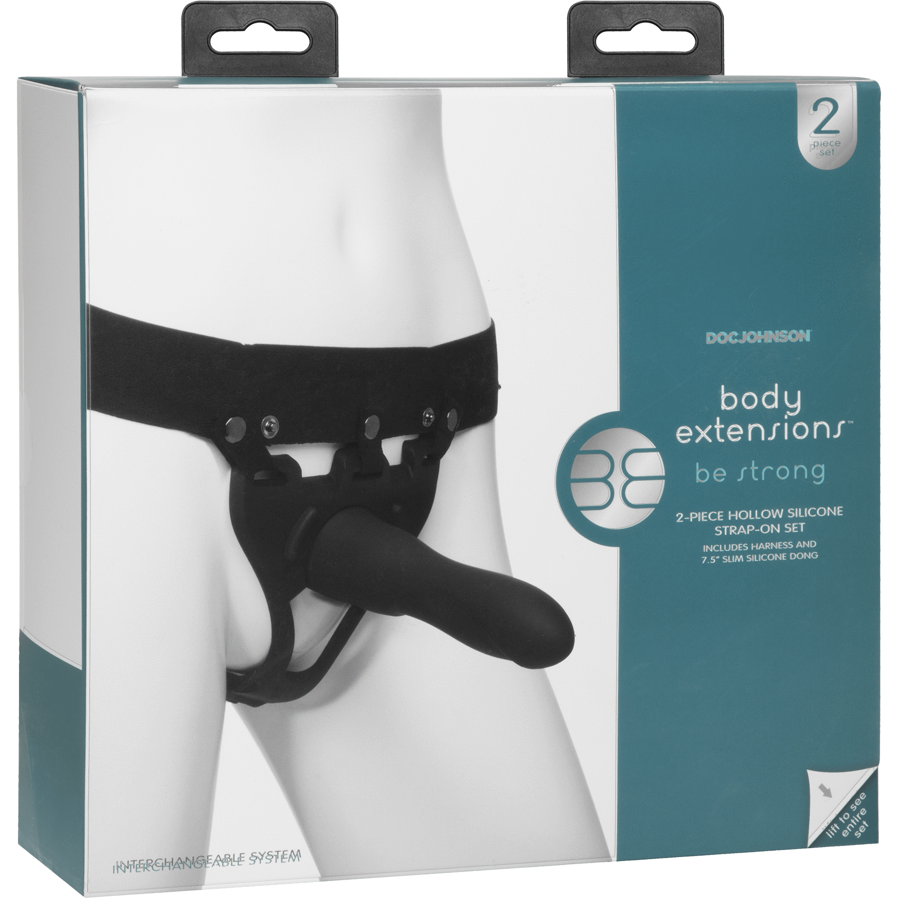 Body Extensions Be Strong Strap-On Set - Slim - Thorn & Feather