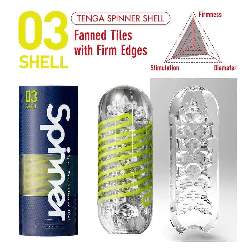 Tenga Spinner - 03 SHELL - Thorn & Feather Sex Toy Canada