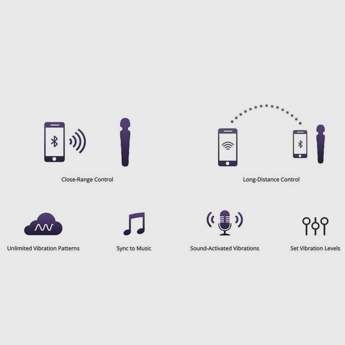 Lovense Domi 2 Bluetooth Wand - Black - Thorn & Feather